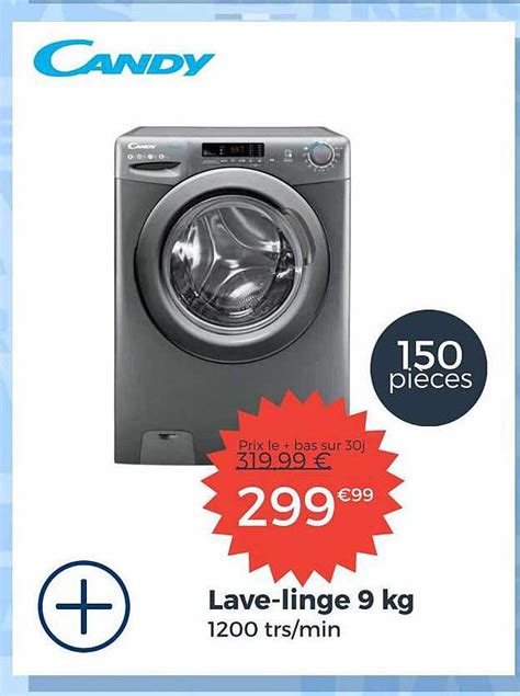 lave linge promo.